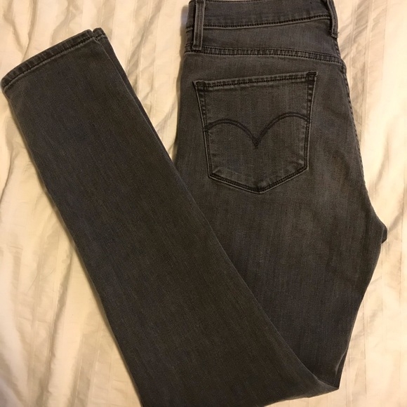 levi's 311 shaping skinny grey